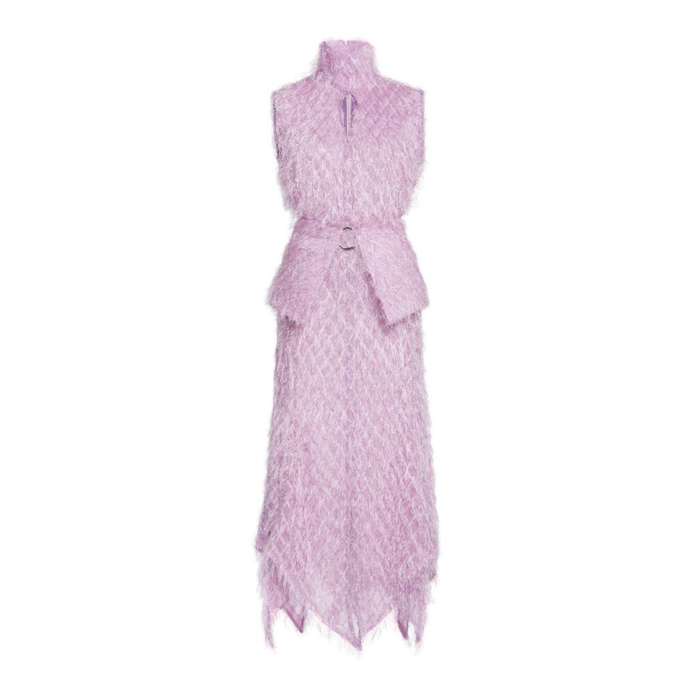 THEBE MAGUGU Tinsel Keyhole Midi Sleeveless Dress - XS